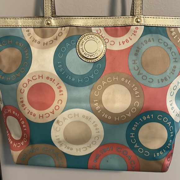 Coach shoulder Purse - Picture 4 of 6